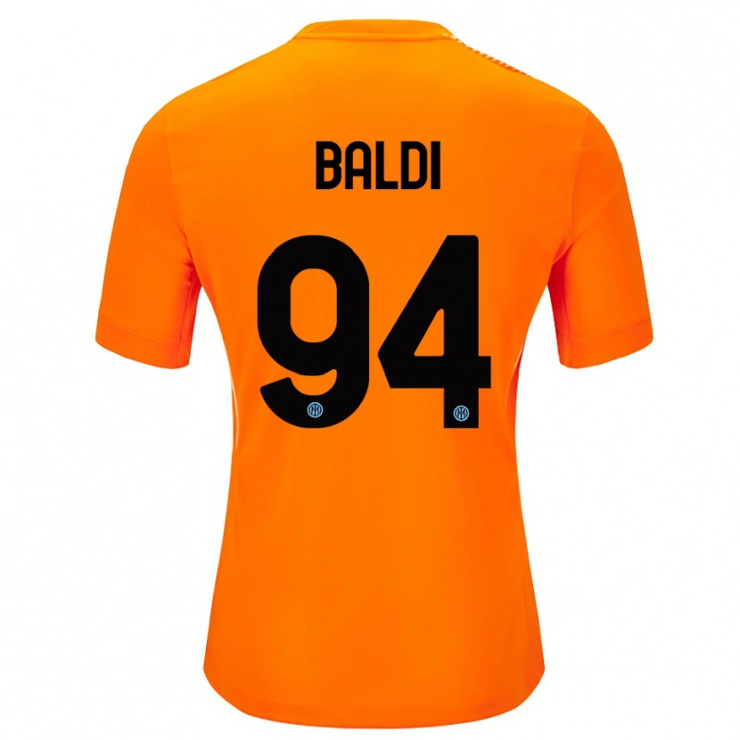 Danxen Damen Rachele Baldi #94 Trikot Hellorange Schwarz Torwarttrikot 2025/26 Schweiz
