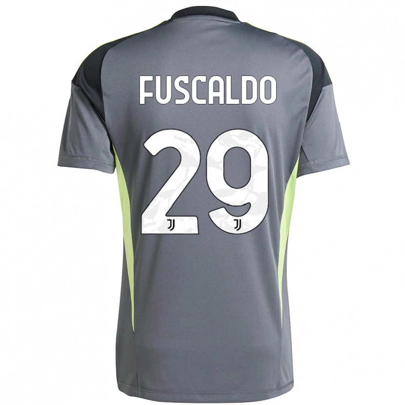 Danxen Damen Matteo Fuscaldo #29 Trikot Dunkelgrau Weiß Torwarttrikot 2025/26 Schweiz