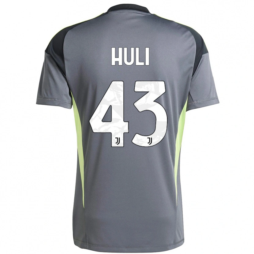 Danxen Damen Raffaele Huli #43 Trikot Dunkelgrau Weiß Torwarttrikot 2025/26 Schweiz