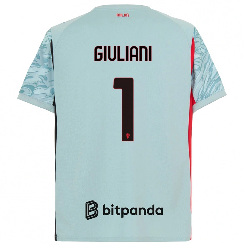Danxen Damen Laura Giuliani #1 Trikot Hellblau Rot Torwarttrikot 2025/26 Schweiz