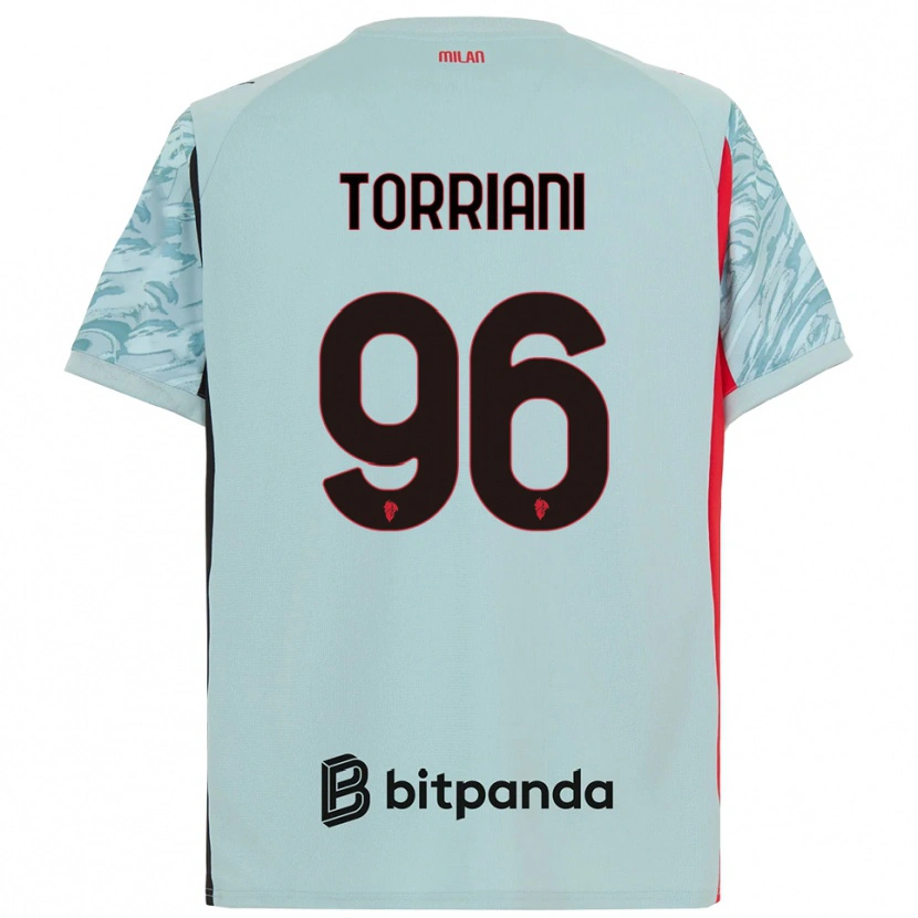 Danxen Damen Lorenzo Torriani #96 Trikot Hellblau Rot Torwarttrikot 2025/26 Schweiz
