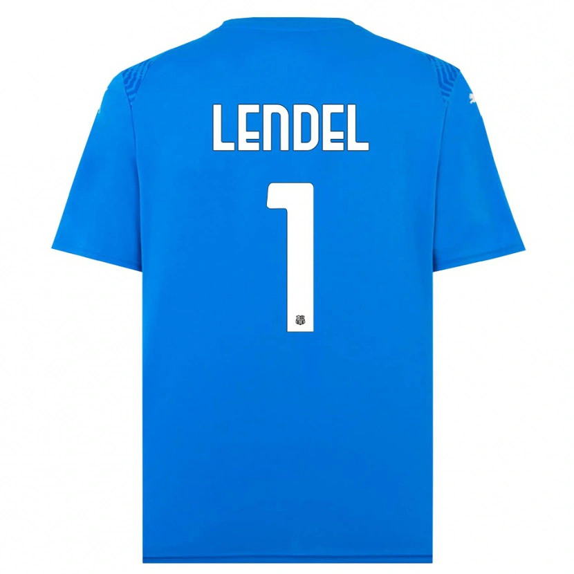 Danxen Damen Davide Lendel #1 Trikot Blau Weiß Torwarttrikot 2025/26 Schweiz