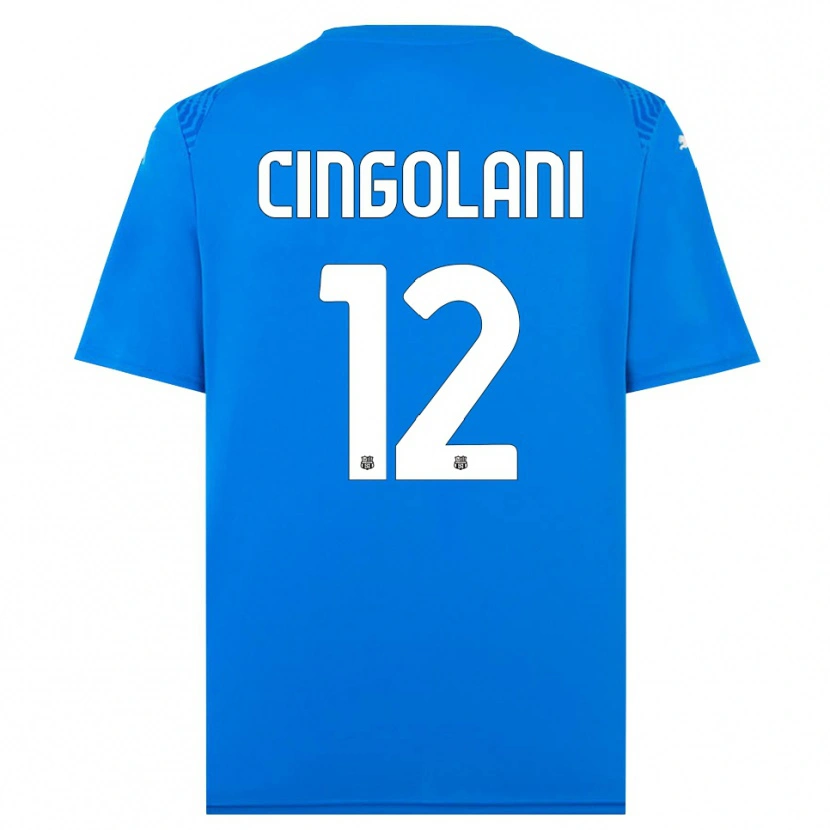 Danxen Damen Matteo Cingolani #12 Trikot Blau Weiß Torwarttrikot 2025/26 Schweiz