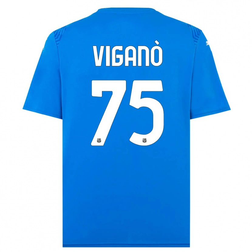 Danxen Damen Lorenzo Viganò #75 Trikot Blau Weiß Torwarttrikot 2025/26 Schweiz