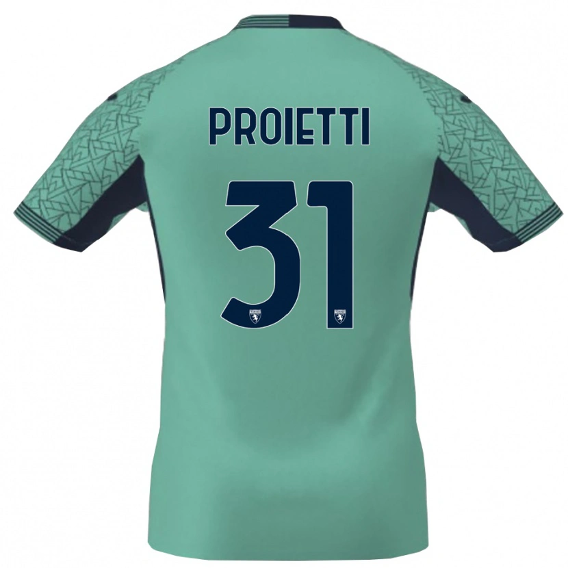 Danxen Damen Riccardo Proietti #31 Trikot Lagunenblau Torwarttrikot 2025/26 Schweiz
