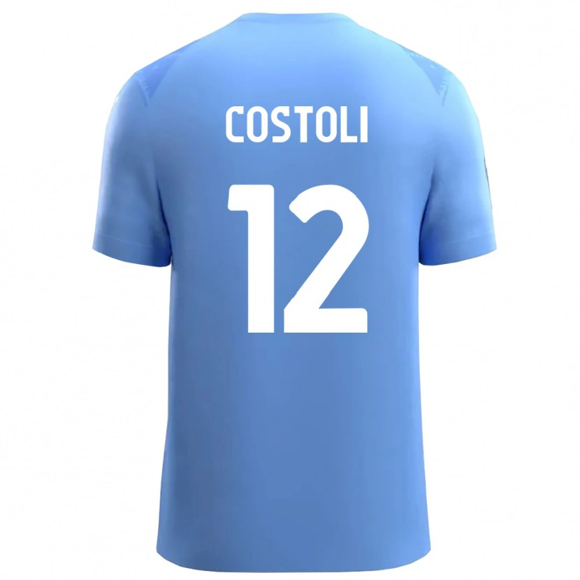 Danxen Damen Luca Costoli #12 Trikot Himmelblau Weiß Torwarttrikot 2025/26 Schweiz