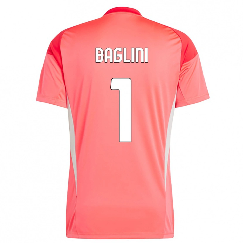 Danxen Damen Giacomo Baglini #1 Trikot Rot Weiß Torwarttrikot 2025/26 Schweiz