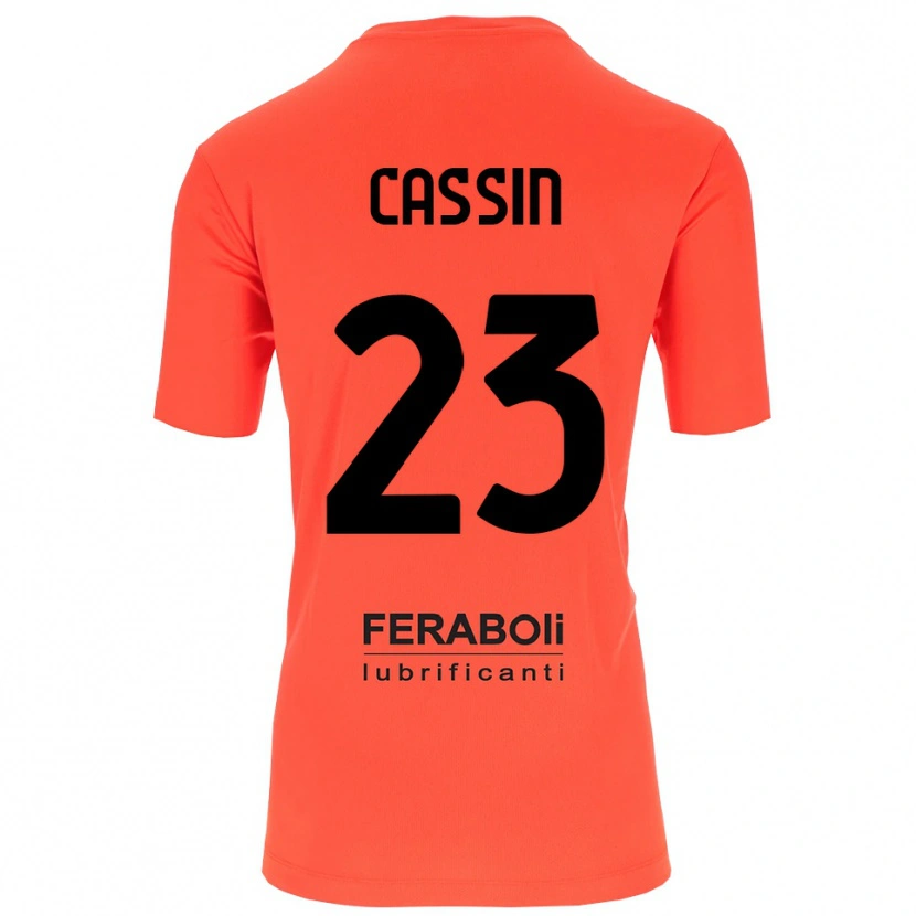 Danxen Damen Marco Cassin #23 Trikot Orange Rot Schwarz Torwarttrikot 2025/26 Schweiz