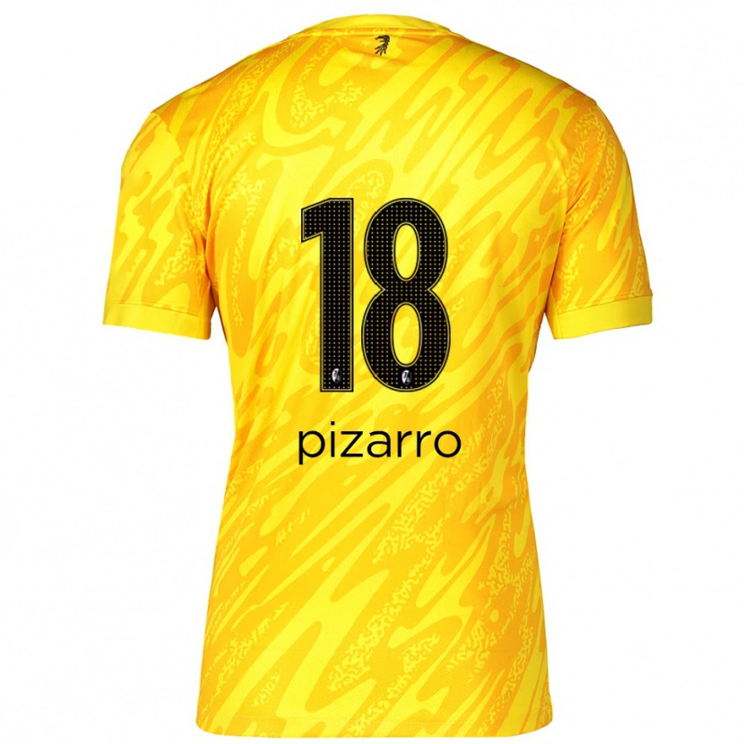 Danxen Damen Théodore Pizarro #18 Trikot Gelb Schwarz Torwarttrikot 2025/26 Schweiz