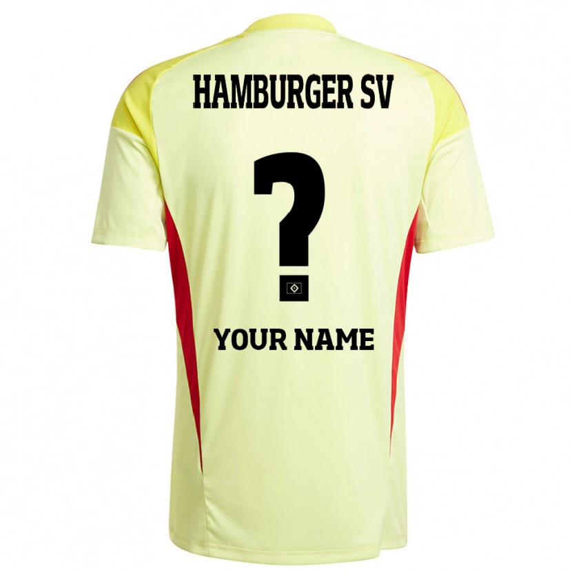 Danxen Damen Hamburger SV Trikot Gelb Schwarz Rot Torwarttrikot 2025/26 Schweiz