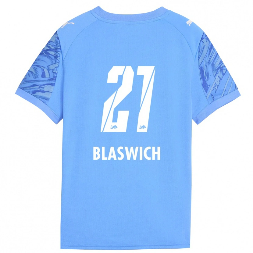 Danxen Damen Janis Blaswich #21 Trikot Königsblau Rot Torwarttrikot 2025/26 Schweiz