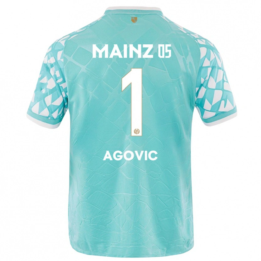 Danxen Damen Daris Agovic #1 Trikot Türkis Weiß Torwarttrikot 2025/26 Schweiz