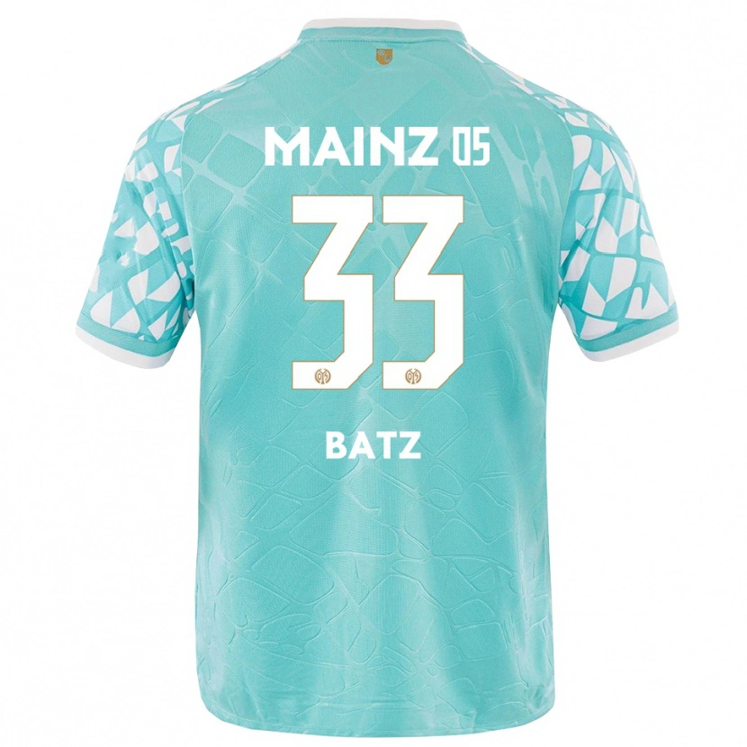 Danxen Damen Daniel Batz #33 Trikot Türkis Weiß Torwarttrikot 2025/26 Schweiz