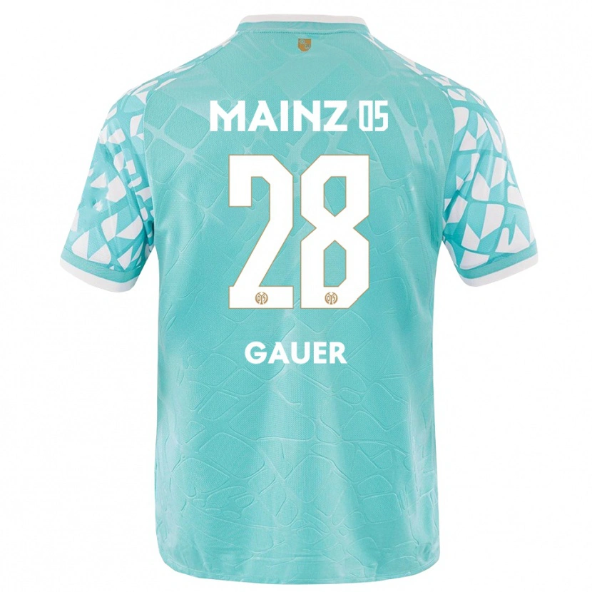 Danxen Damen Luke Gauer #28 Trikot Türkis Weiß Torwarttrikot 2025/26 Schweiz