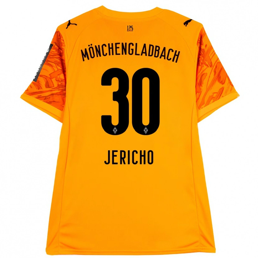 Danxen Damen Aidan Jericho #30 Trikot Orange Gelb Schwarz Torwarttrikot 2025/26 Schweiz