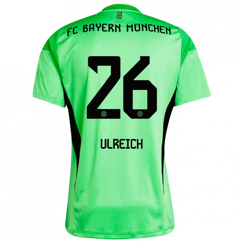 Danxen Damen Sven Ulreich #26 Trikot Mittel Frühlingsgrün Torwarttrikot 2025/26 Schweiz