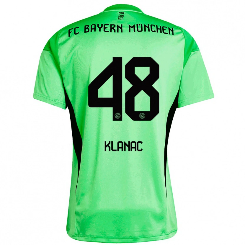 Danxen Damen Leon Klanac #48 Trikot Mittel Frühlingsgrün Torwarttrikot 2025/26 Schweiz