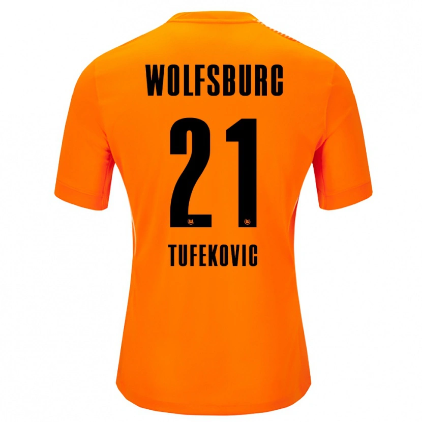 Danxen Damen Martina Tufekovic #21 Trikot Rot Schwarz Torwarttrikot 2025/26 Schweiz