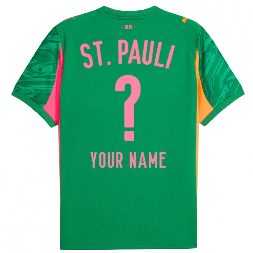 Danxen Damen FC St. Pauli Trikot Grün Orange Pink Torwarttrikot 2025/26 Schweiz