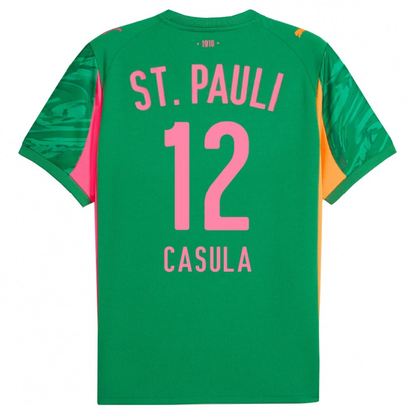 Danxen Damen David Casula #12 Trikot Grün Orange Pink Torwarttrikot 2025/26 Schweiz