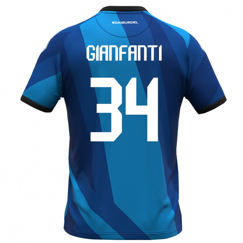 Danxen Damen Simone Gianfanti #34 Trikot Königsblau Orange Torwarttrikot 2025/26 Schweiz