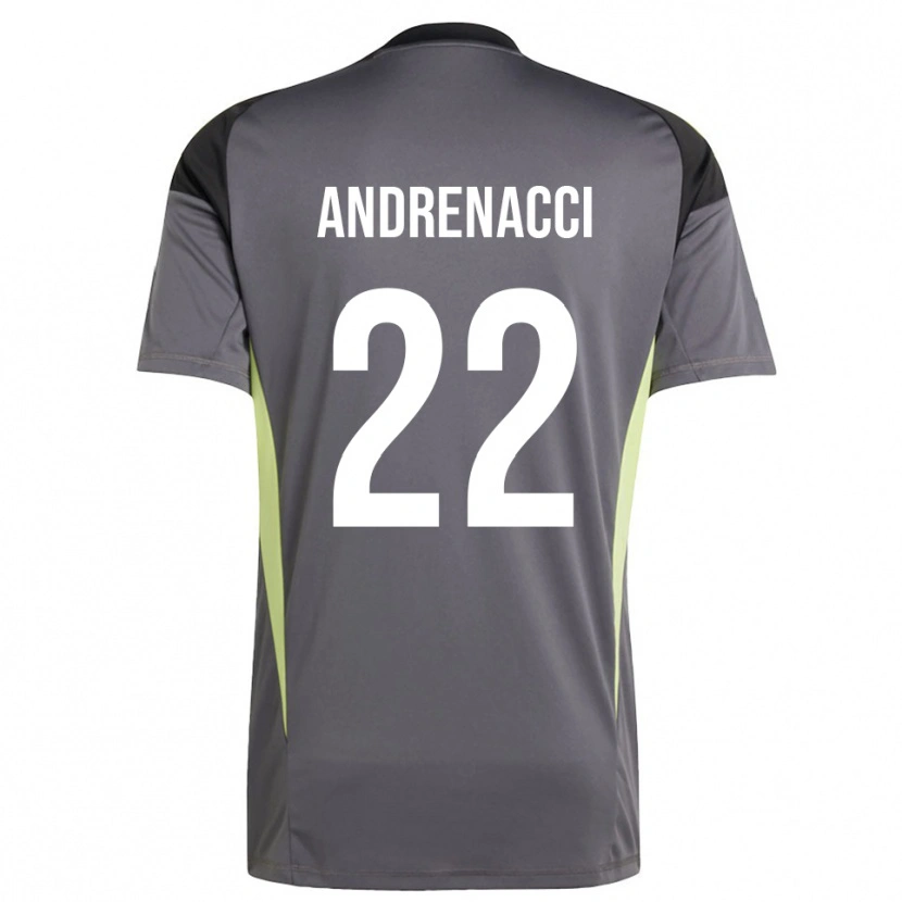 Danxen Damen Lorenzo Andrenacci #22 Trikot Dunkelgrau Torwarttrikot 2025/26 Schweiz