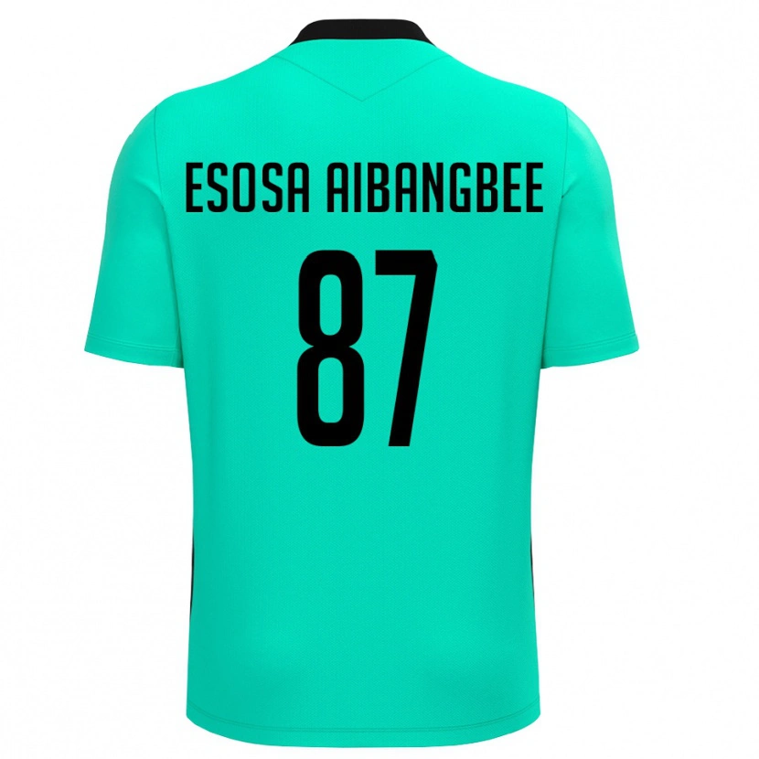 Danxen Damen Simon Esosa Aibangbee #87 Trikot Türkis Schwarz Torwarttrikot 2025/26 Schweiz