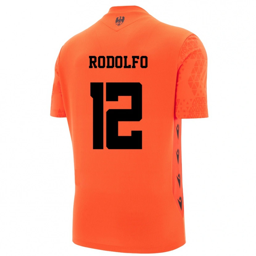 Danxen Damen Luca Rodolfo #12 Trikot Dunkles Orange Schwarz Torwarttrikot 2025/26 Schweiz