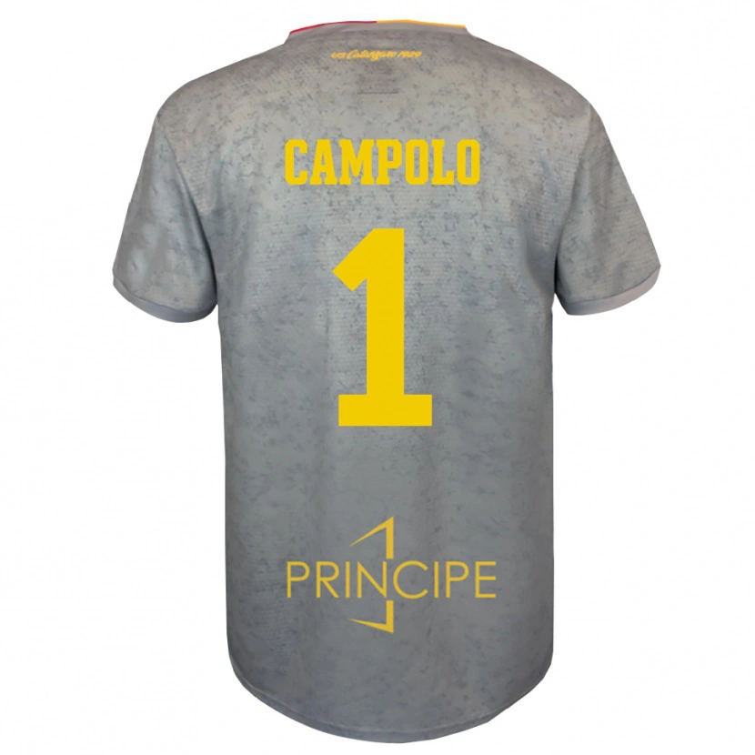 Danxen Damen Alessandro Campolo #1 Trikot Silber Sandbraun Torwarttrikot 2025/26 Schweiz