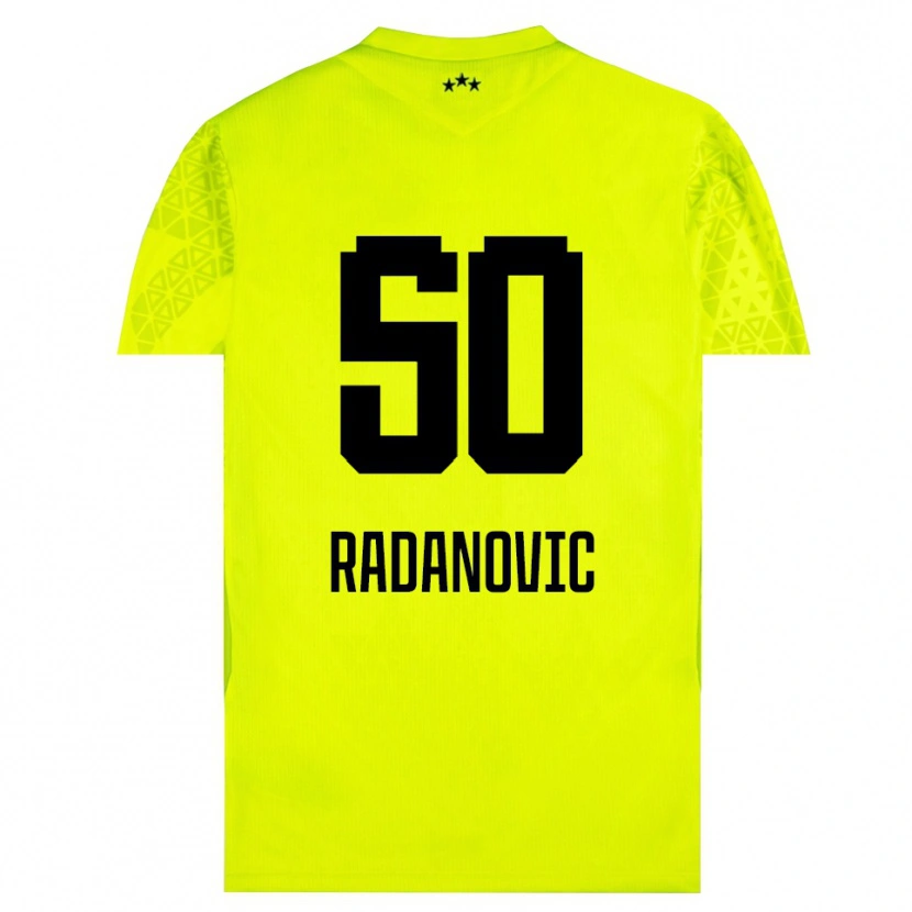 Danxen Damen Savo Radanovic #50 Trikot Gelb Grün Schwarz Torwarttrikot 2025/26 Schweiz
