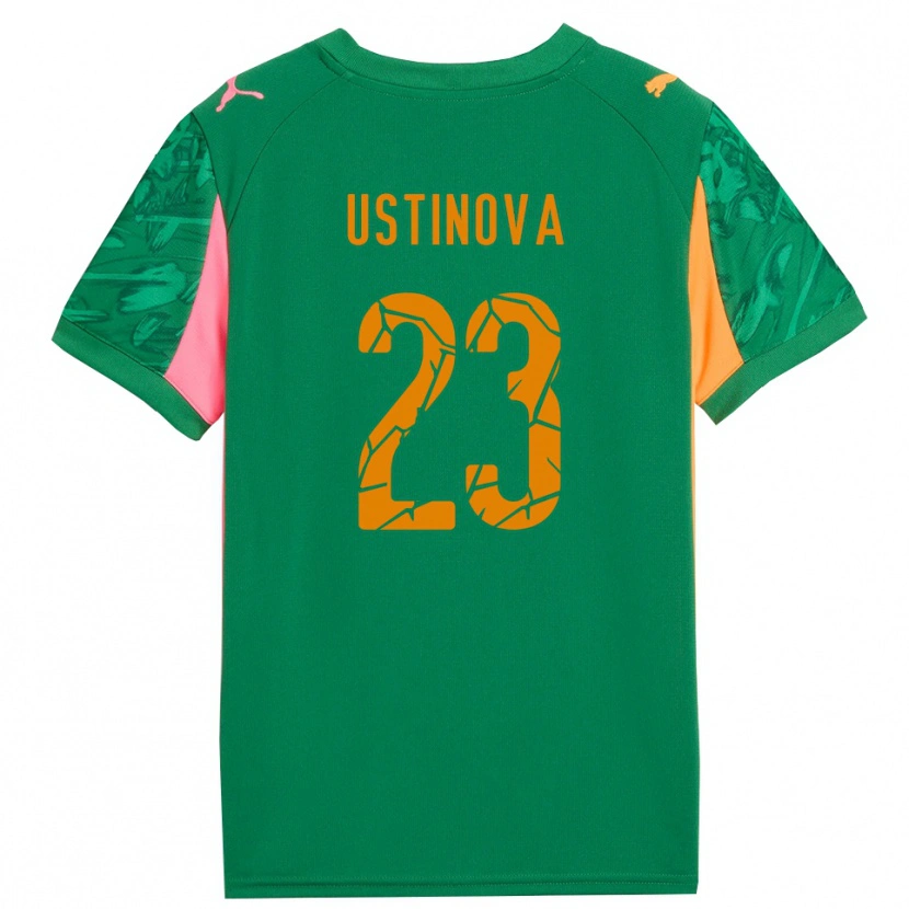 Danxen Damen Liudmyla Ustinova #23 Trikot Grün Orange Pink Torwarttrikot 2025/26 Schweiz