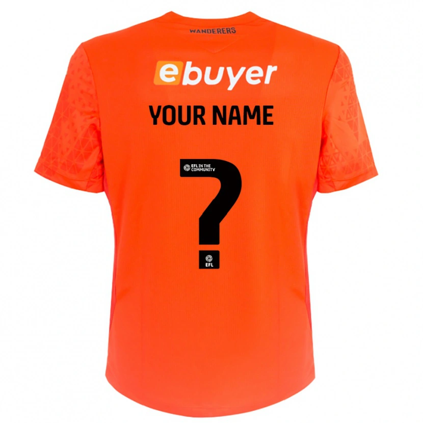 Danxen Damen Bolton Wanderers Trikot Orange Schwarz Torwarttrikot 2025/26 Schweiz