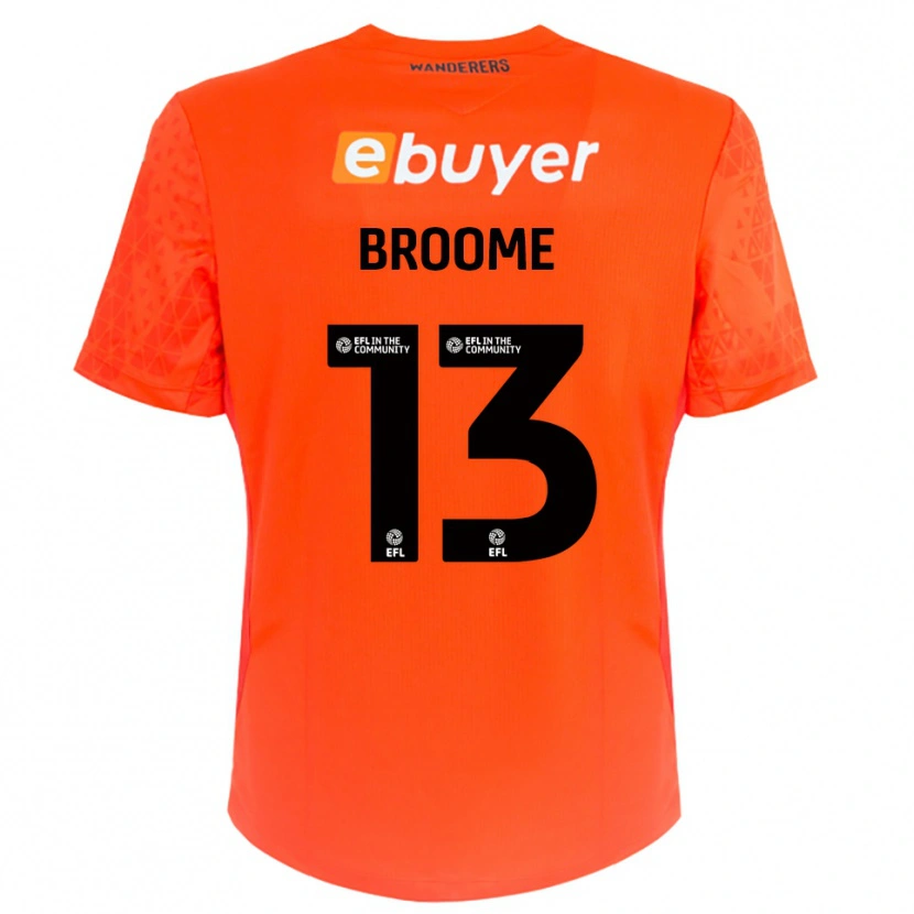 Danxen Damen Nathan Broome #13 Trikot Orange Schwarz Torwarttrikot 2025/26 Schweiz