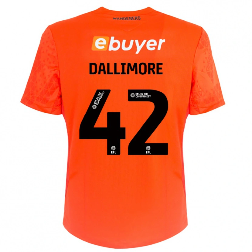 Danxen Damen Jack Dallimore #42 Trikot Orange Schwarz Torwarttrikot 2025/26 Schweiz