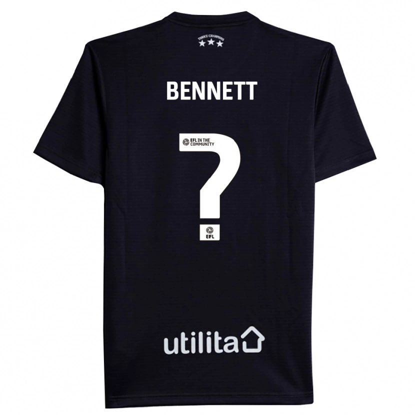 Danxen Damen Hugo Bennett #0 Trikot Schwarz Weiß Torwarttrikot 2025/26 Schweiz