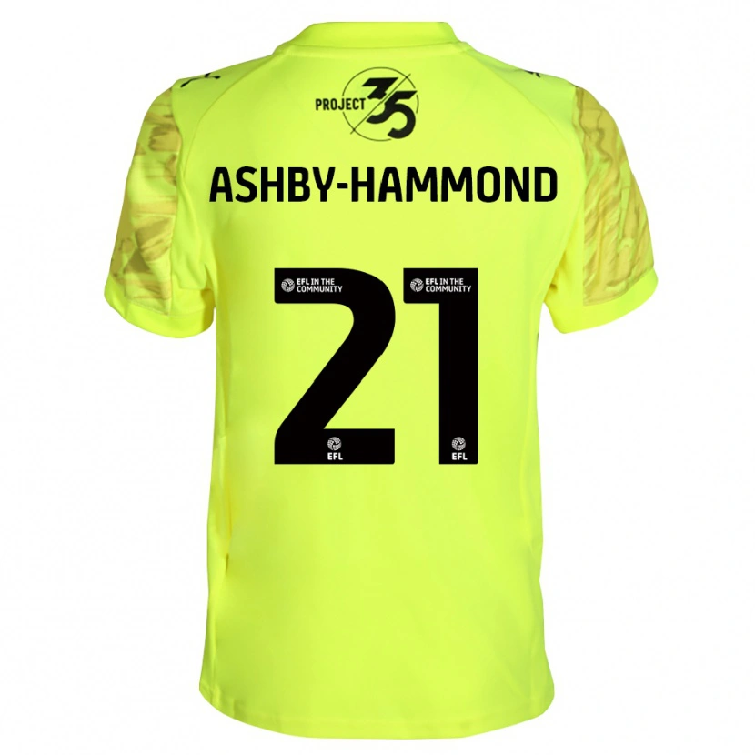 Danxen Damen Luca Ashby-Hammond #21 Trikot Leuchtendes Grün Schwarz Torwarttrikot 2025/26 Schweiz