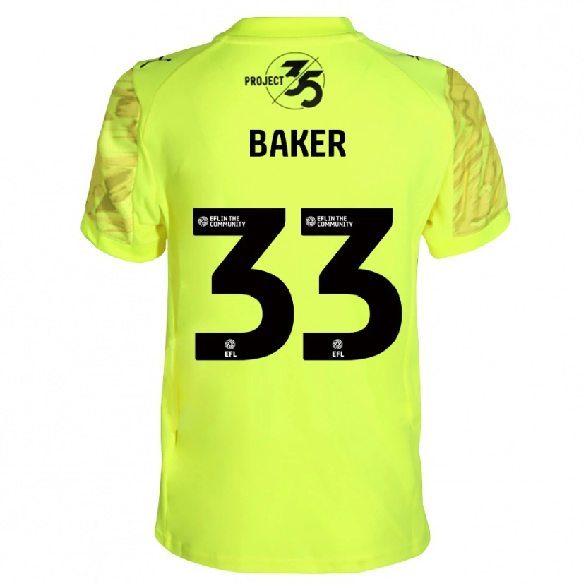 Danxen Damen Zak Baker #33 Trikot Leuchtendes Grün Schwarz Torwarttrikot 2025/26 Schweiz
