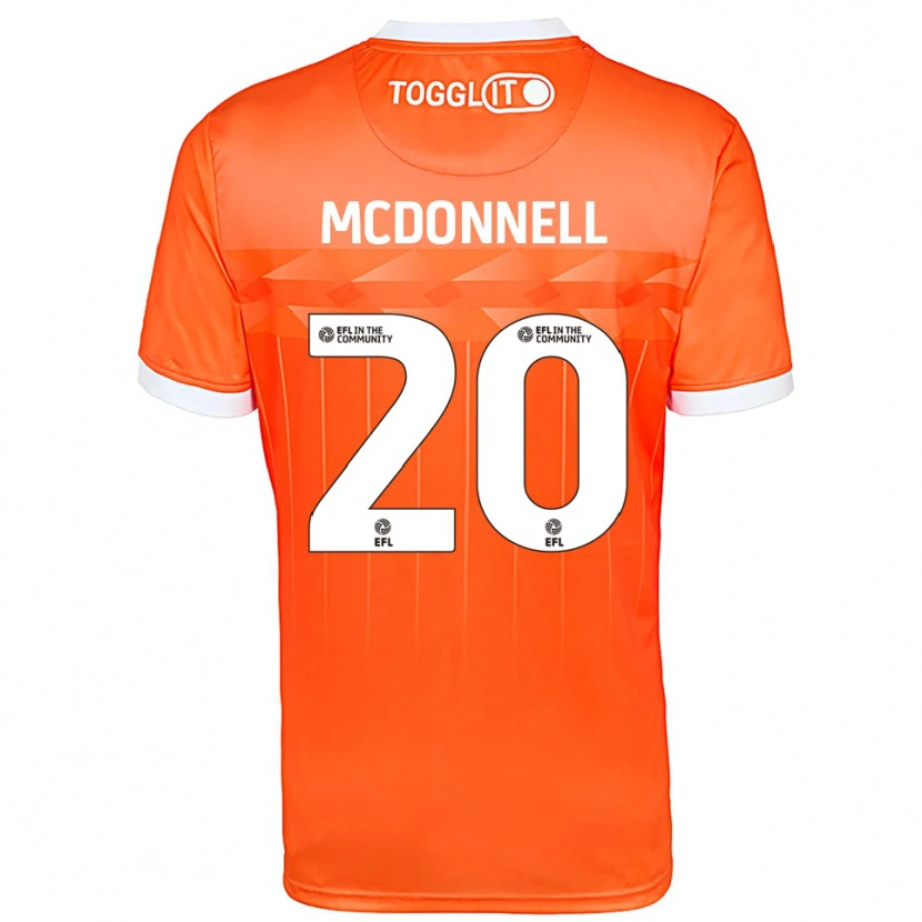 Danxen Damen Joe McDonnell #20 Trikot Orange Weiß Torwarttrikot 2025/26 Schweiz