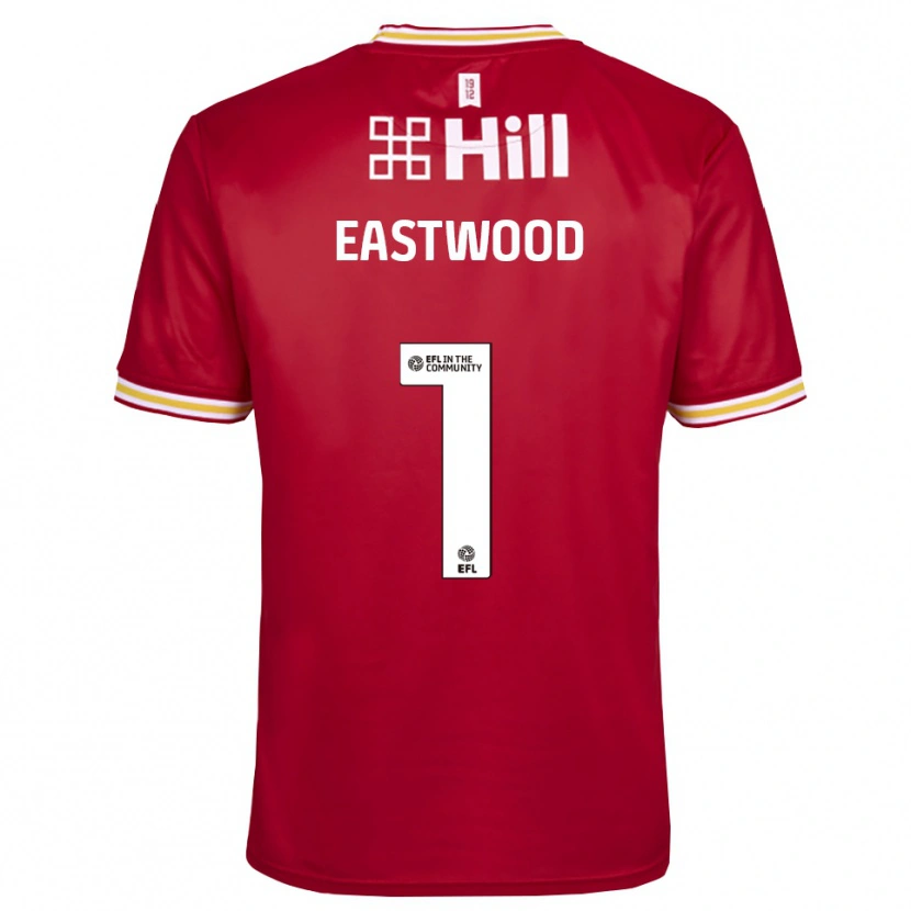 Danxen Damen Jake Eastwood #1 Trikot Rot Weiß Torwarttrikot 2025/26 Schweiz