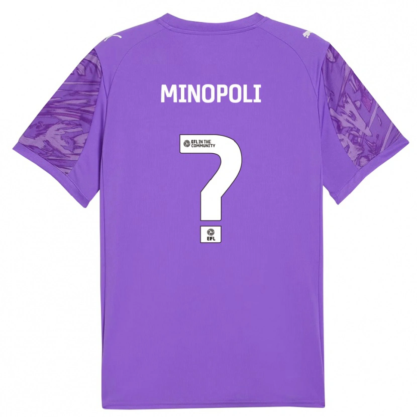 Danxen Damen Giovanni Minopoli #0 Trikot Violett Rot Torwarttrikot 2025/26 Schweiz