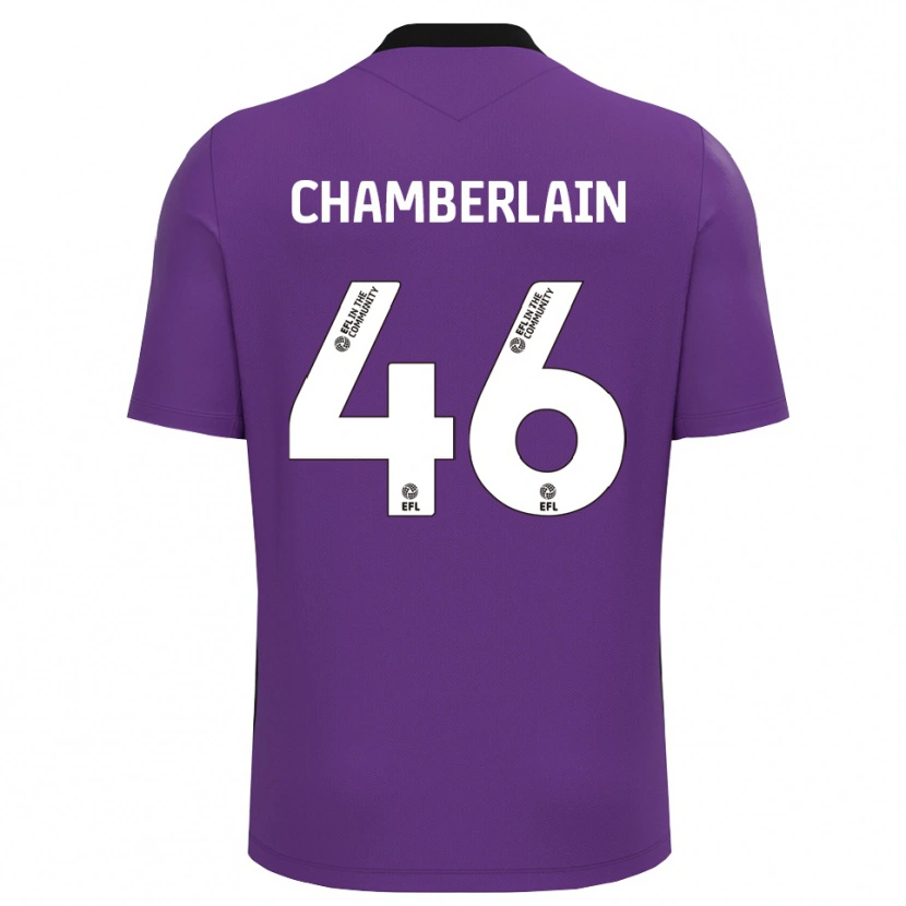 Danxen Damen Harrison Chamberlain #46 Trikot Violett Weiß Torwarttrikot 2025/26 Schweiz