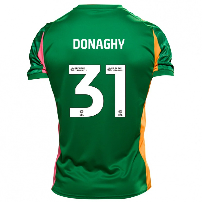 Danxen Damen Tom Donaghy #31 Trikot Grün Orange Torwarttrikot 2025/26 Schweiz