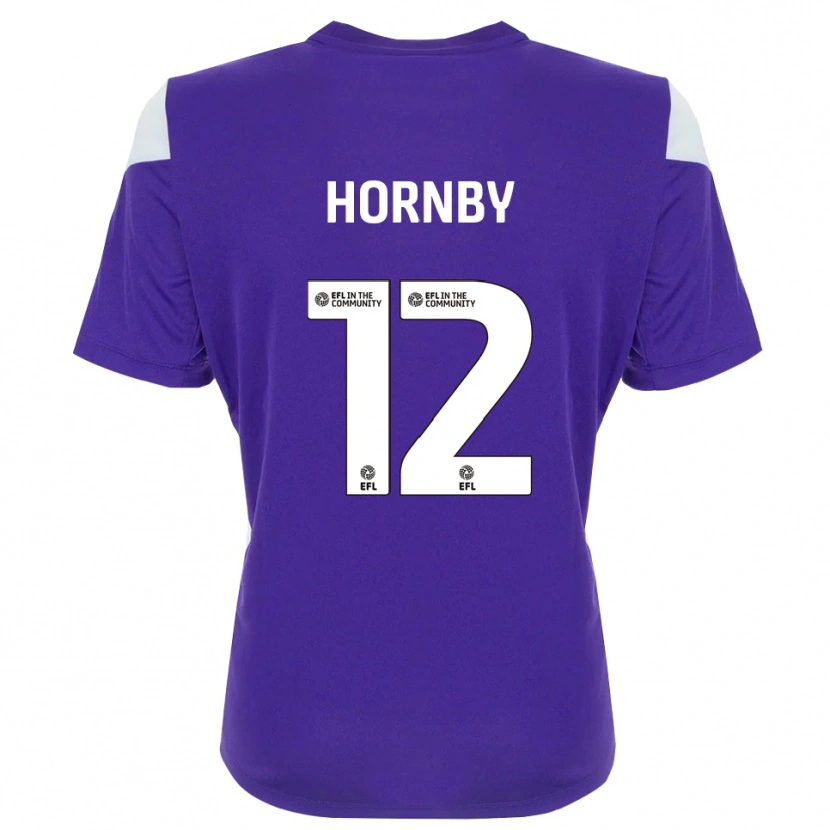 Danxen Damen Sam Hornby #12 Trikot Violett Weiß Torwarttrikot 2025/26 Schweiz
