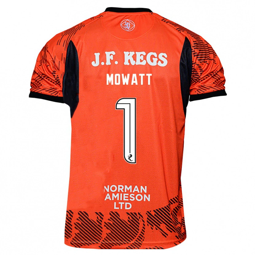 Danxen Damen Beth Mowatt #1 Trikot Orange Schwarz Torwarttrikot 2025/26 Schweiz