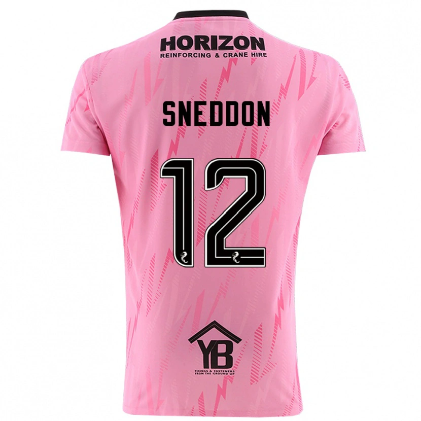 Danxen Damen Jamie Sneddon #12 Trikot Pink Schwarz Torwarttrikot 2025/26 Schweiz