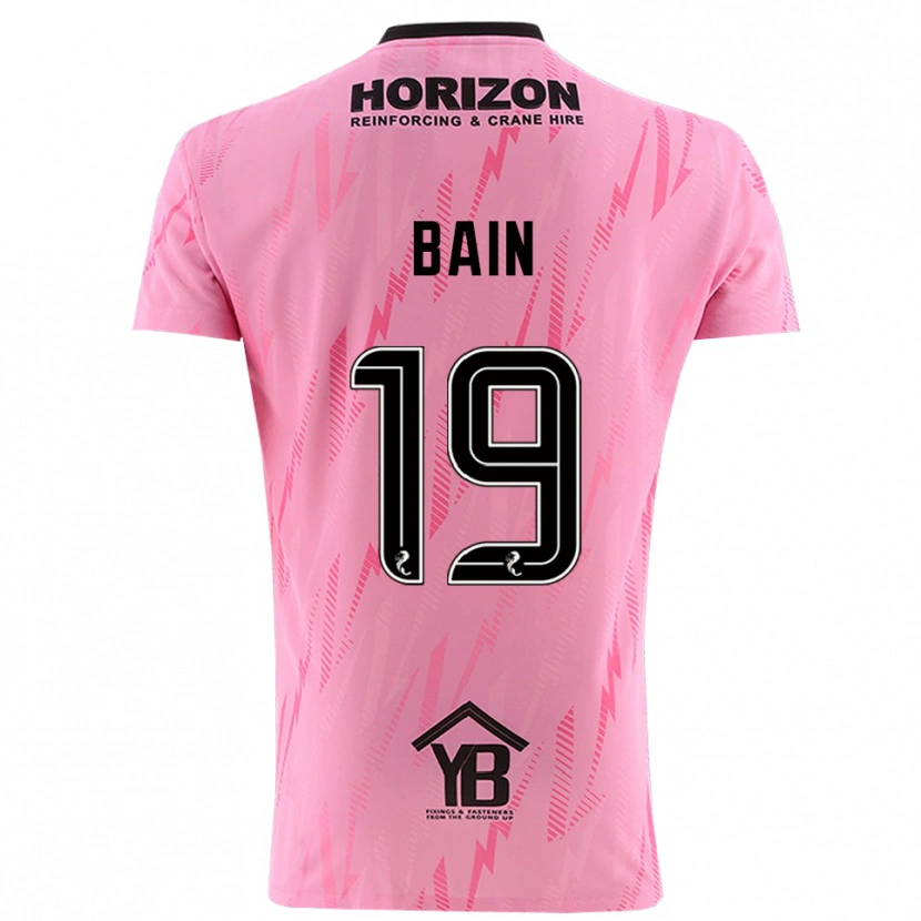 Danxen Damen Scott Bain #19 Trikot Pink Schwarz Torwarttrikot 2025/26 Schweiz