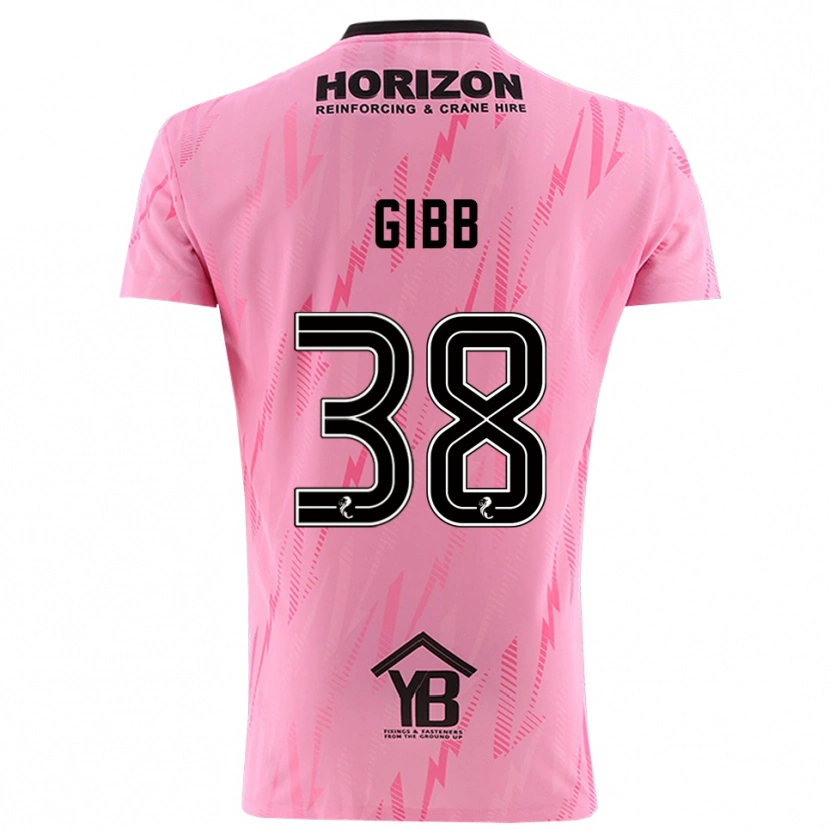 Danxen Damen Thomas Gibb #38 Trikot Pink Schwarz Torwarttrikot 2025/26 Schweiz
