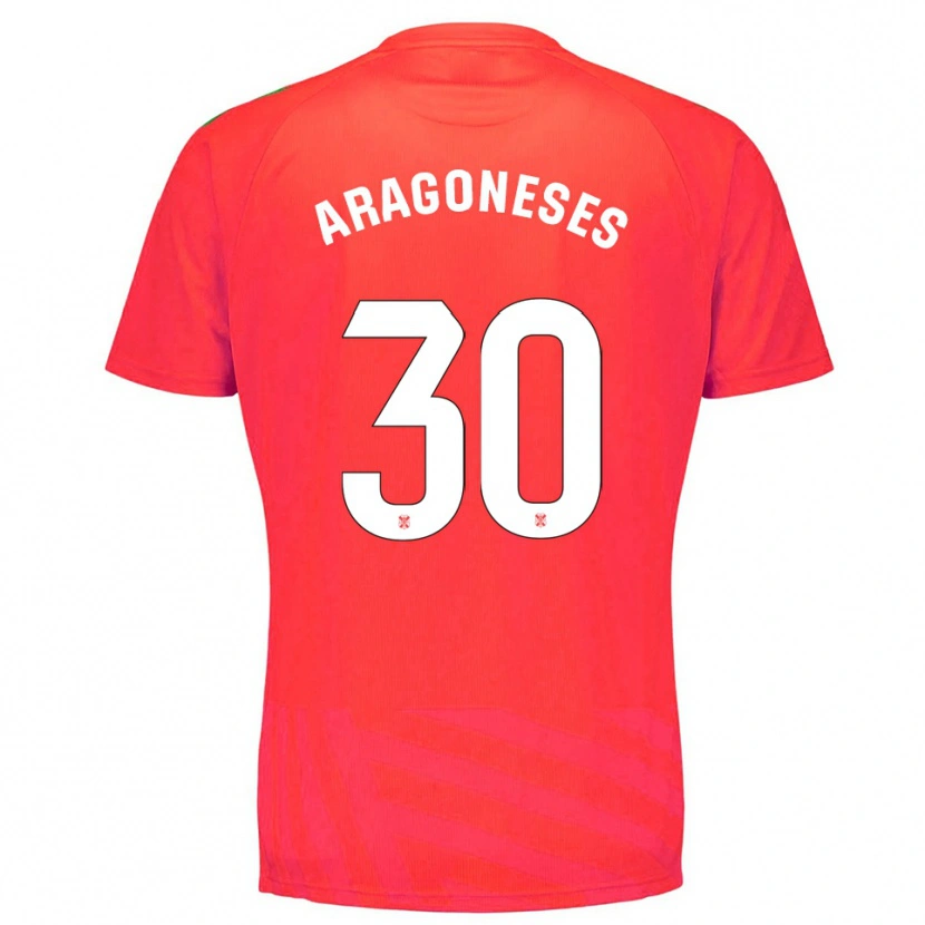Danxen Damen Sergio Aragoneses #30 Trikot Rot Weiß Torwarttrikot 2025/26 Schweiz