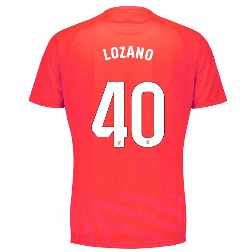 Danxen Damen Gabriel Lozano #40 Trikot Rot Weiß Torwarttrikot 2025/26 Schweiz