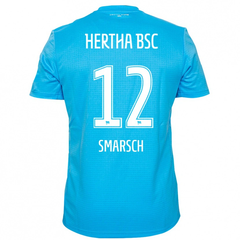 Danxen Damen Dennis Smarsch #12 Trikot Hellblau Weiß Torwarttrikot 2025/26 Schweiz
